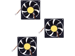 3x 3 Ventoinhas de Resfriamento para Radiador com Eixo de 90mm e 25mm SFUSHOS