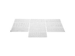 Set De 10 Placas De Estampado Para Uñas Acero Inoxidable Plantillas De Manicura Con Diferentes Patrones