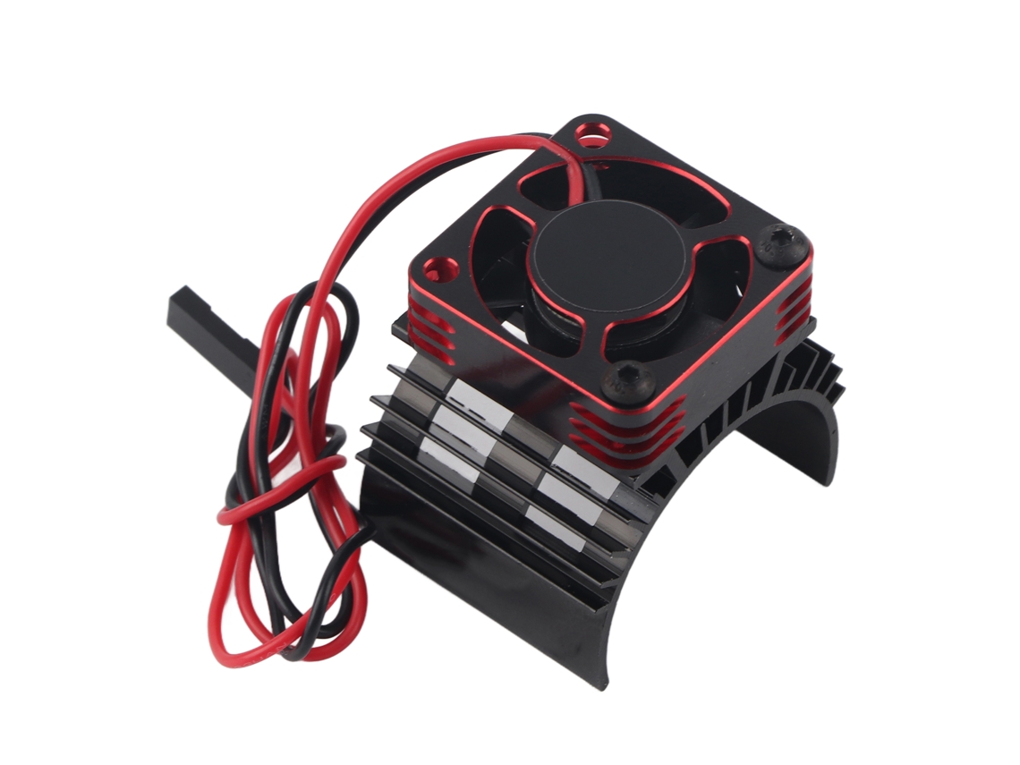 Ventoinha Resfriamento Motor Metal 28000rpm F540 550 3650 3660 30mm Vermelha