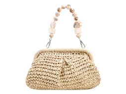 Lurelia Bolsa De Praia Feminina Em Palha Design Moderno Para Praia E Viagem