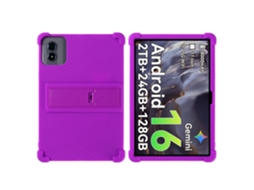 Capa Para Tabwee T50 11 Polegadas Com Suporte Resistente A Impactos Henten Home Roxo
