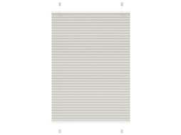 Vidaxl Cinzento Luz Plissada Cega 100x100 Cm Largura Tecido 99,4 Cm