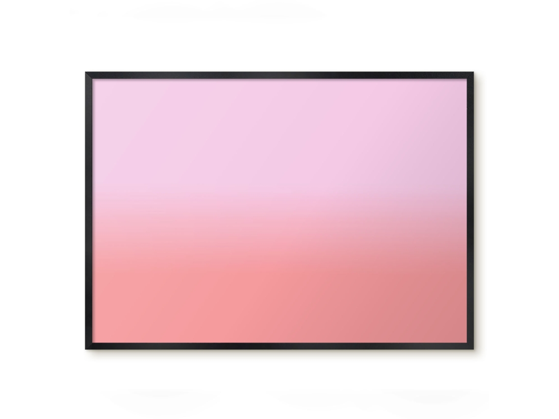 Magnetic Board Turquoise Gradient For The Living Room Espelharte (70x50 Cm)