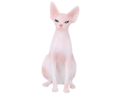 Primerox modelo de Gato Sem Pelo Simulado Brinquedo Decorativo Mesa Casa Pl127‑1562