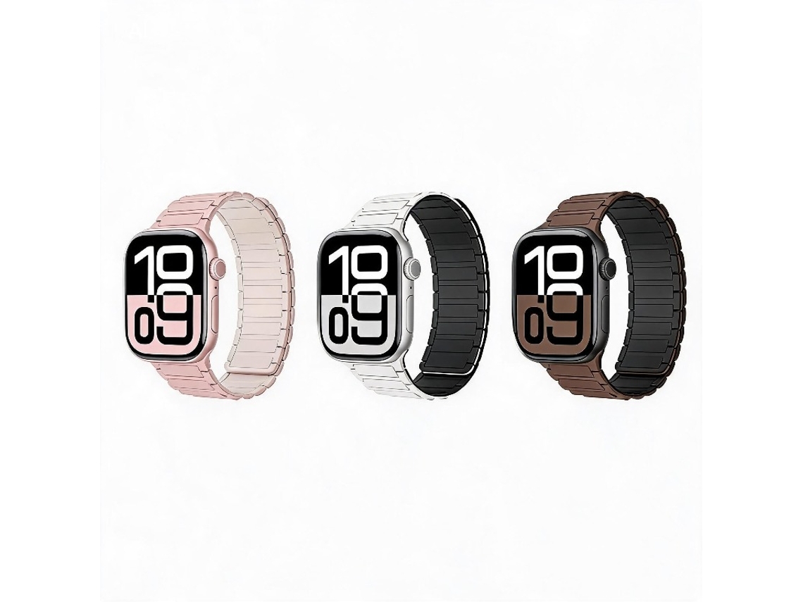 3 Pcs Bracelete Para Apple Watch 42/44/45/46/49mm Cuich
