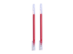 2pcs caneta de tinta gel com grip confortável ponta fina grande capacidade para estudantes e escritório vermelho | S/MARCA