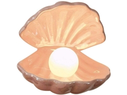 Luz De Mesa De Led Pérola Na Concha Portátil Luz Noturna Decorativa Para Lar