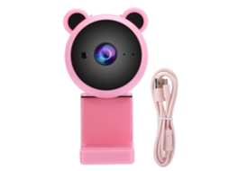 Câmera De Computador Usb Hd 1080p, Gravação De Vídeo, Webcam Digital, Microfone Embutido Para Transmissão Ao Vivo Db Aquaforge (rosa)