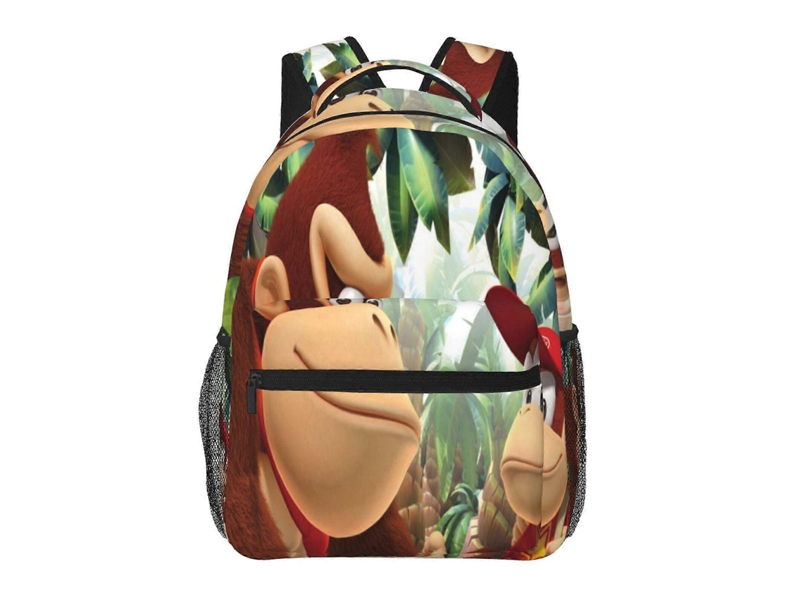 Mochila De Estudante Donkey Kong J14, Leve E Elegante, Alça De Ombro Impermeável E Respirável N14 Olysi Shop