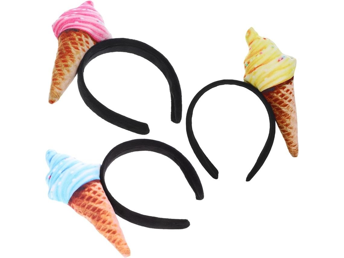 Conjunto de 3 faixas de cabelo para lavar ou modelar com gel, para cabelos coloridos e femininos.
