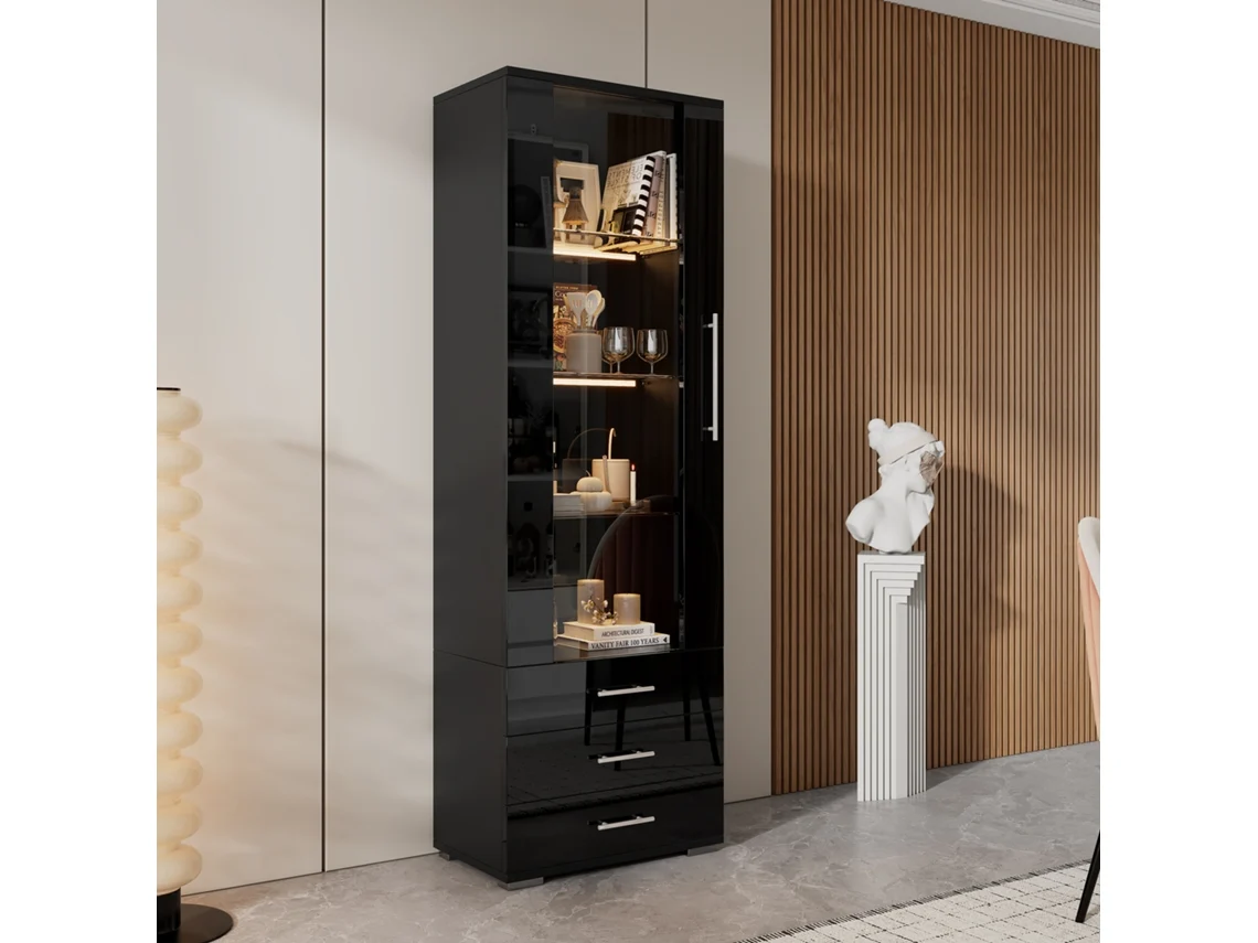 Cômoda Branca Moderna 76x120x40cm Com 6 Gavetas, Móvel Funcional E Versátil Para Quarto E Sala De Estar