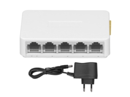 Comutador Ethernet 5 Portas 1.0gbps Splitter Hub Rede Plug And Play Eu Plug 100 240v S/MARCA