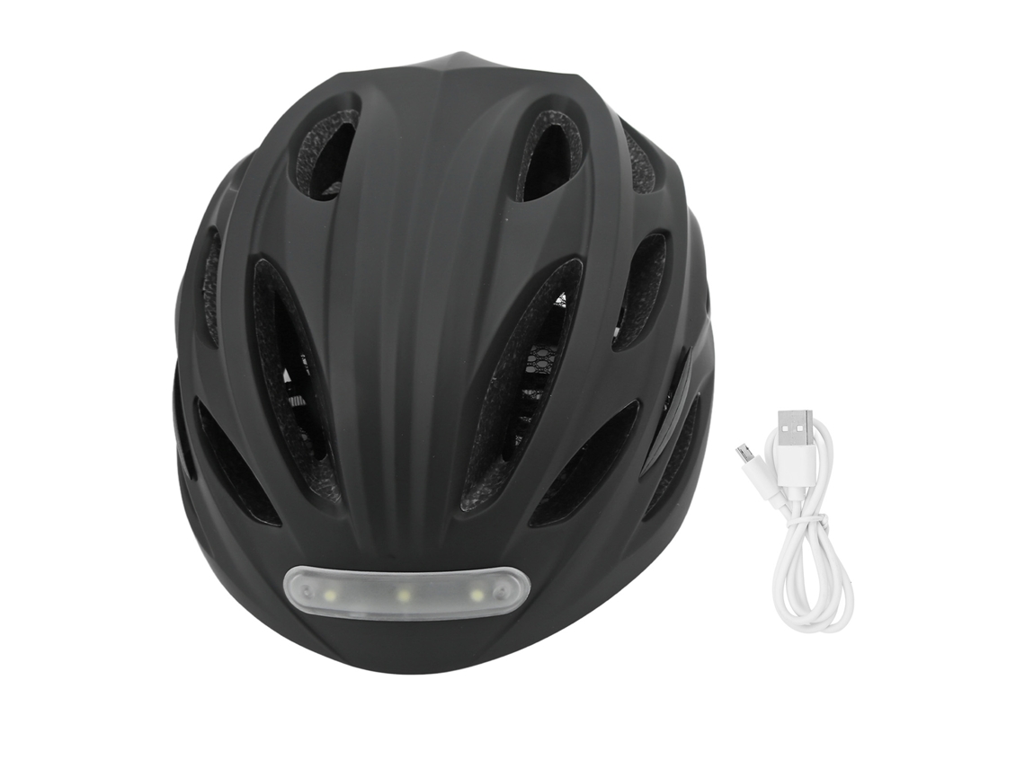 2026 casco de Bicicleta com Luz Led Ajustável Transpirable Estrutura Sólida Pc Desmontável para Patinação Tamanho L 58‑61cm