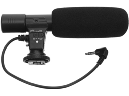 Microfone Profissional Hakidzel Para Gravação E Entrevista De Áudio Com Câmeras Dslr, Grande Angular