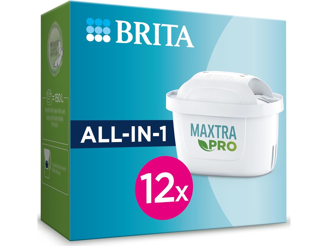 Para Filtro De Água Potável Brita Maxtra 100l 12 Filtri Branco Zeuxo