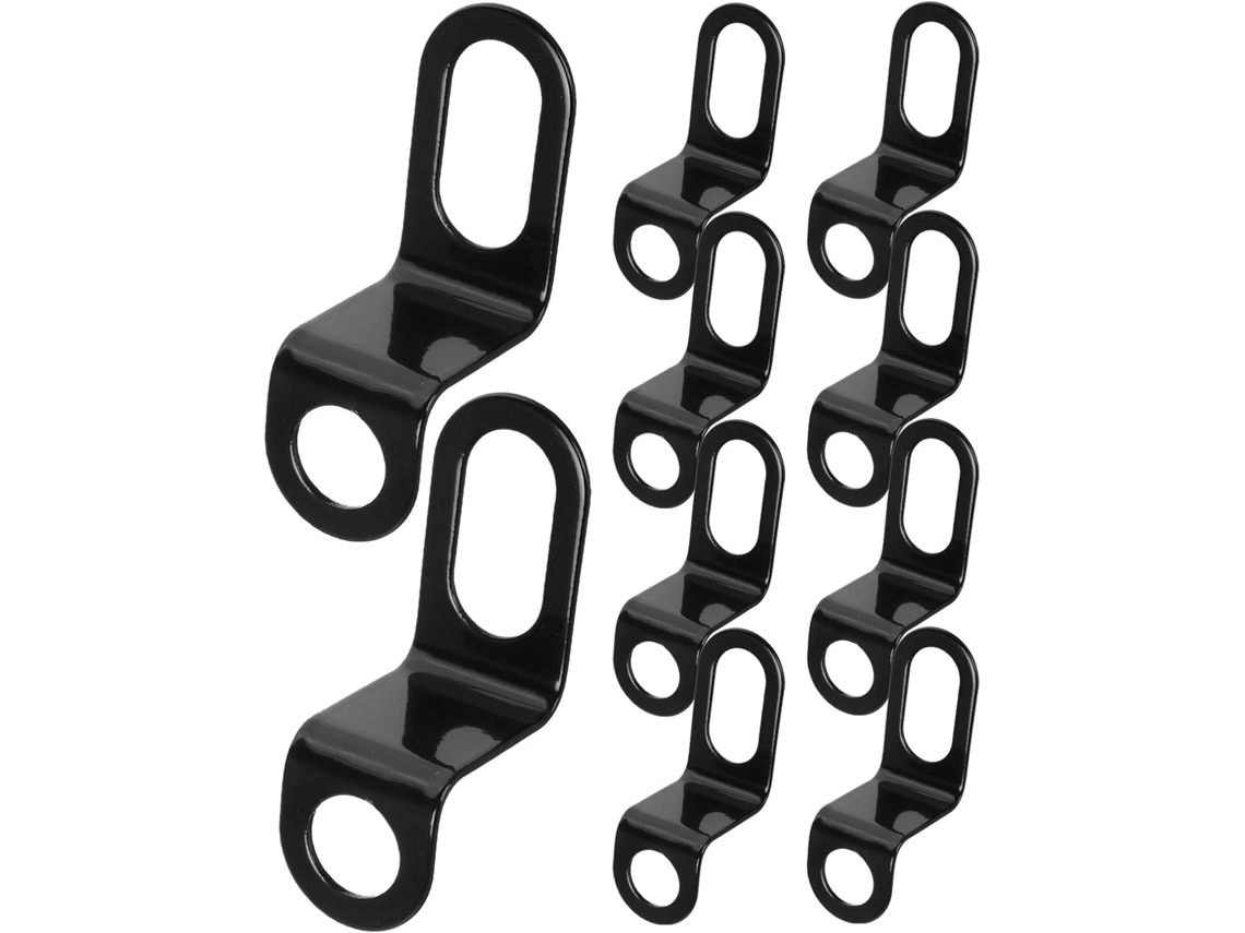 Conjunto De 10 Suportes Universais De Metal Para Montagem De Piscas De Motocicleta.