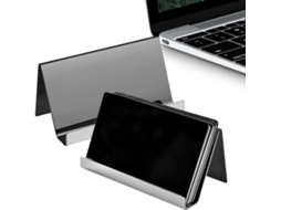De Mesa Para Cartões De Visita, Conjunto De 2 Peças Em Aço Inoxidável, Ideal Para Ambientes Internos Gokoco