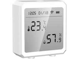 Higrômetro E Umidificador Inteligente Tuya Para Ambientes Internos, Com Sensor De Temperatura E Umidade, Display Lcd E Alertas De Notificação (br