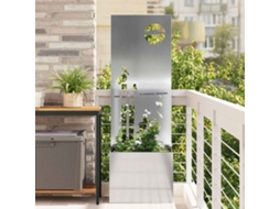 Vidaxl Tela De Privacidade Para Jardim Prateado 50 X 32 X 150 Cm