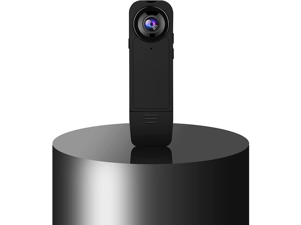 Mini câmera portátil sem fio com clipe, visão noturna 1080p, detecção de movimento, gravador de vídeo Bestvite (preto)