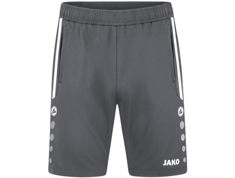 Calções JAKO (Criança Unissexo - Cinzento - 11/12 Anos)