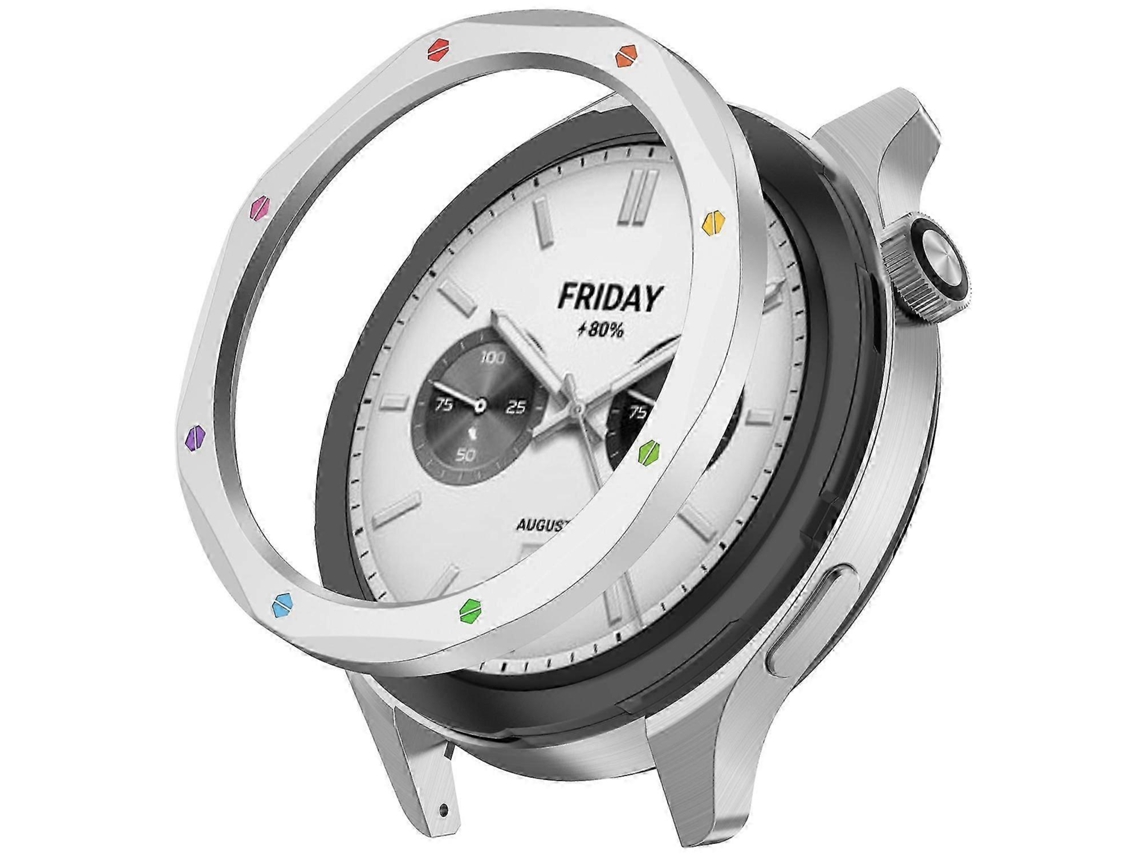 Anel De Moldura Em Aço Inoxidável 316 Para Xiaomi Watch S4 / S4 Esim Versão / S3 / S3 Esim Versão Ly Ebike