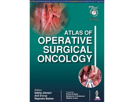 Livro atlas of operative surgical oncology de sabita jiwnani,anil d'cruz,rajendra badwe (inglês)