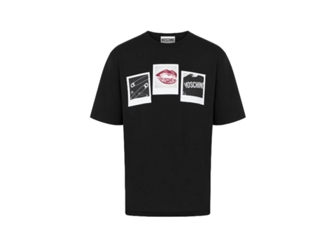 T-shirt De Homem Moschino Couture Poliéster Preto (s)