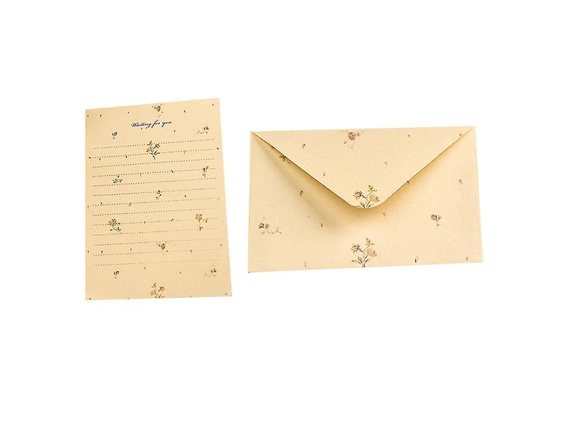 Conjunto De 1 Envelope Com Estampa Floral