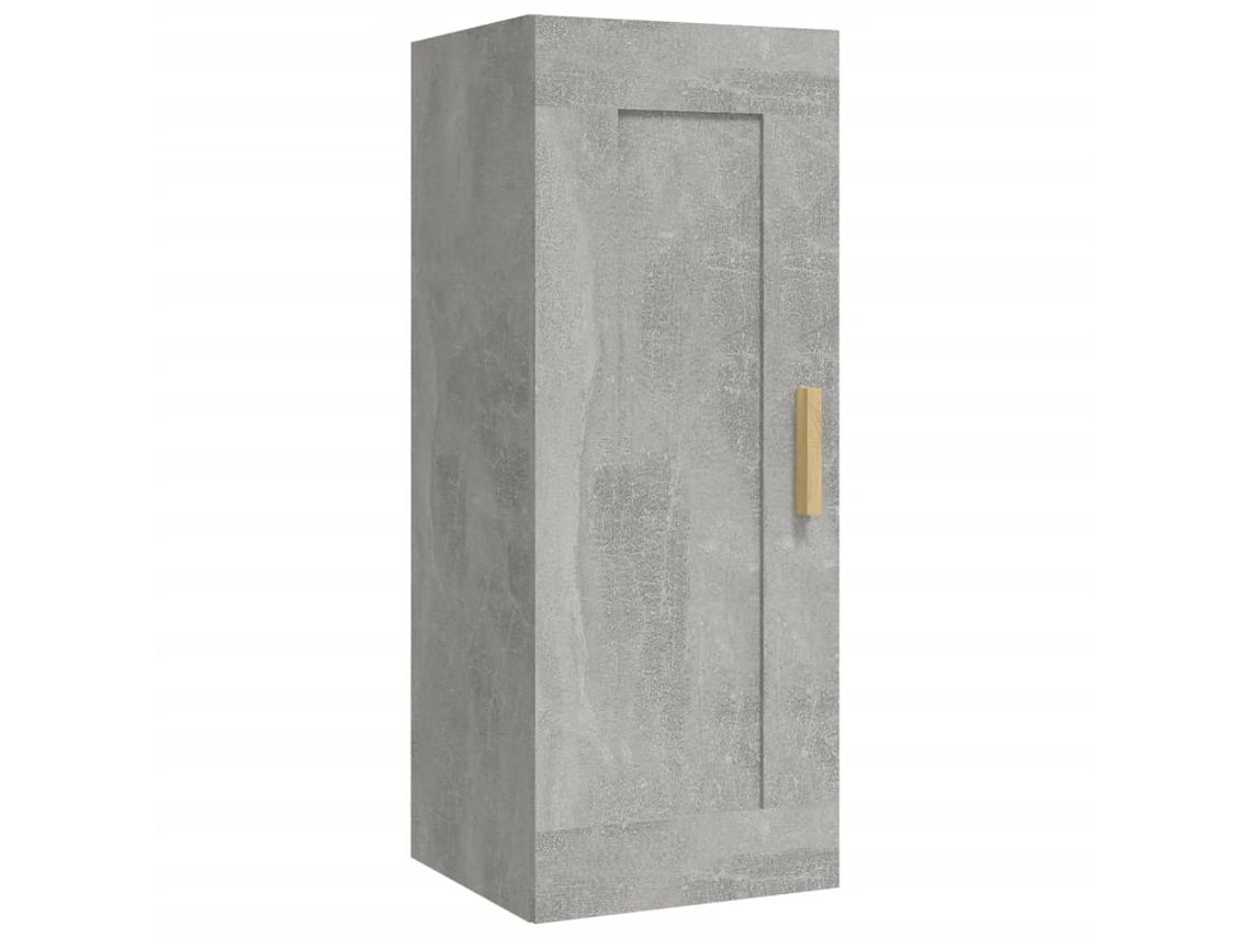 Wall Cabinet, Wall Cabinets Vidaxl Cinzeto Madeira Processada (n/a)