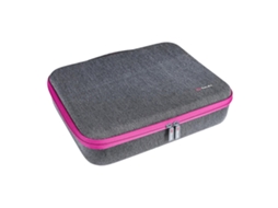 Bolsa Compacta À Prova De Choque Para Secador De Cabelo, Ajuste Preciso Para Secador De Cabelo Dyson, Rosa Vermelha A Ly Ebike