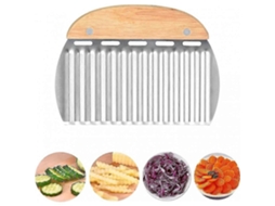 Cortador De Batata Ondulado De Aço Inoxidável, Lâmina Ondulada Para Batatas, Batatas Fritas E Frutas, Lâmina Para Vegetais Ucm Everley891