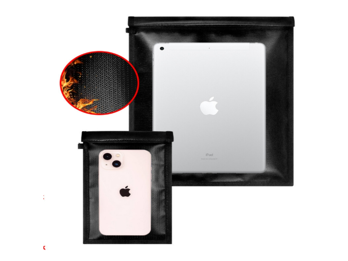 Bolsa de Bloqueio de Sinal para Eletrônicos Preto L