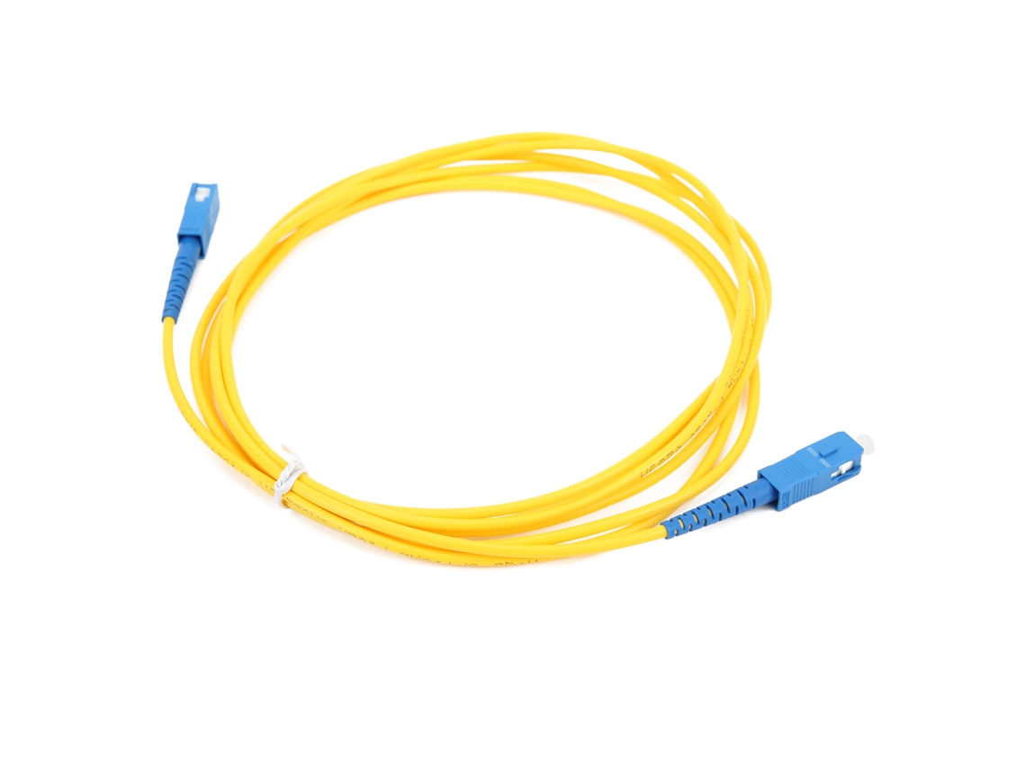 Cabo Patch Cord Fibra Óptica Sc Upc Sm 3m Pvc