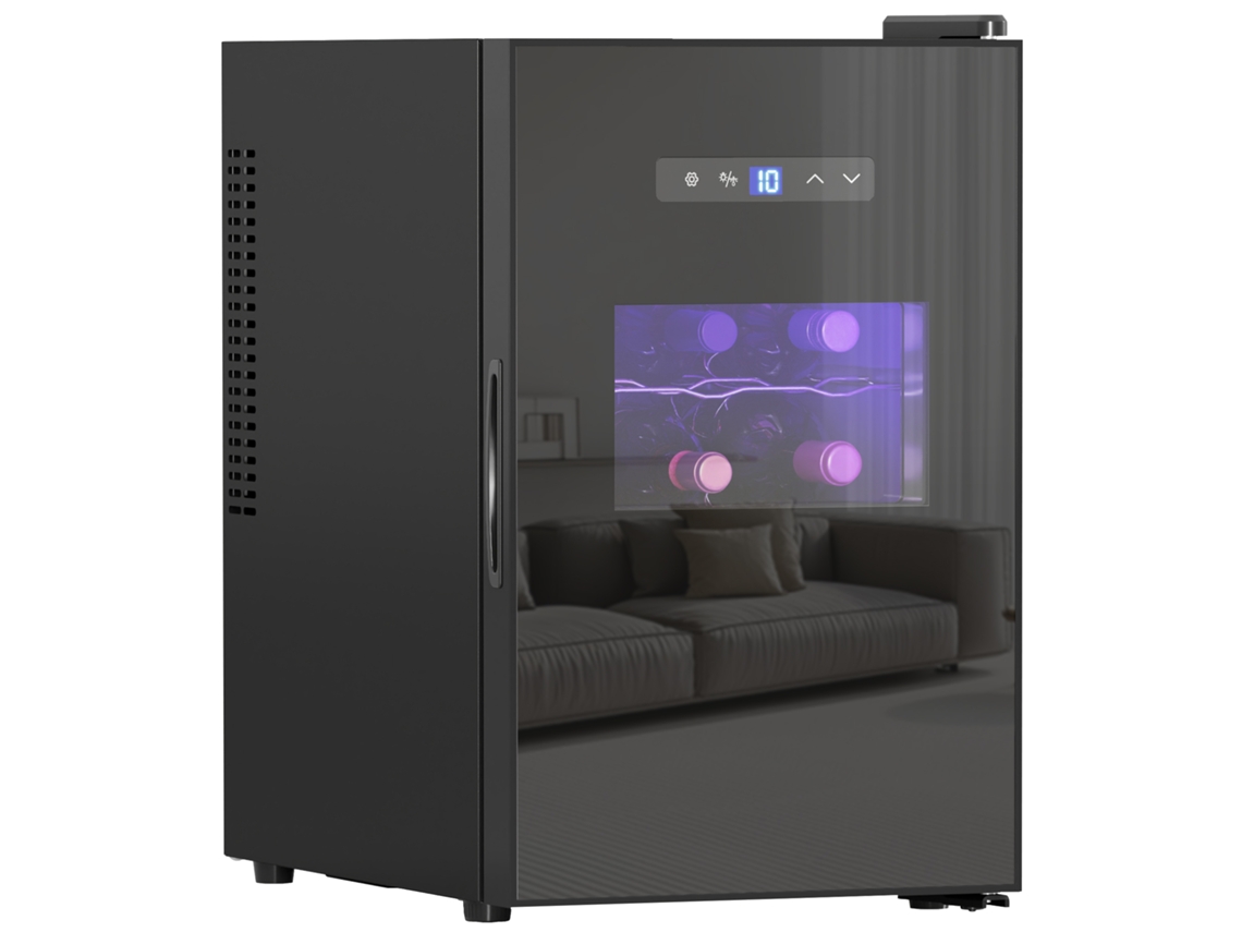 Adega para Vinhos 15 Garrafas (39l, Led, Temperatura 8 18°c)