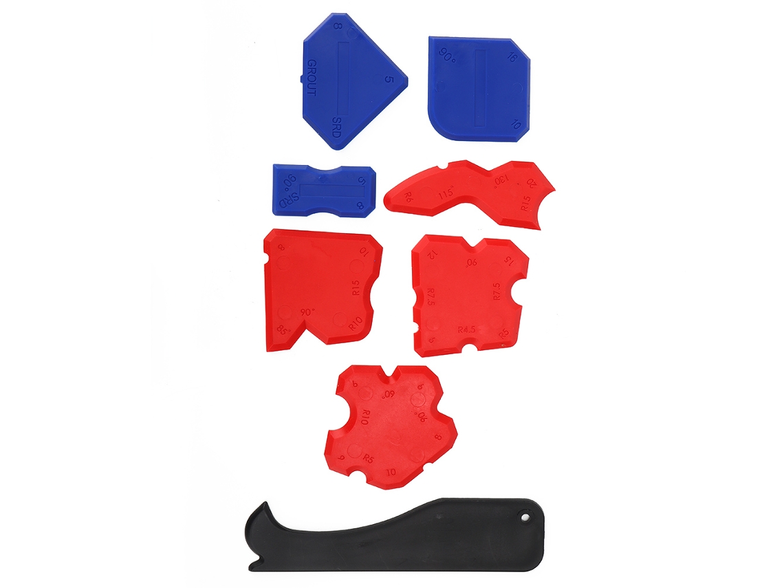 Kit De Ferramentas Laxiscreed Para Aplicação E Remoção De Silicone Com Espátulas E Raspações