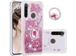 Capa Xiaomi Redmi Note 8 HONGWE. Dourado, Rosa