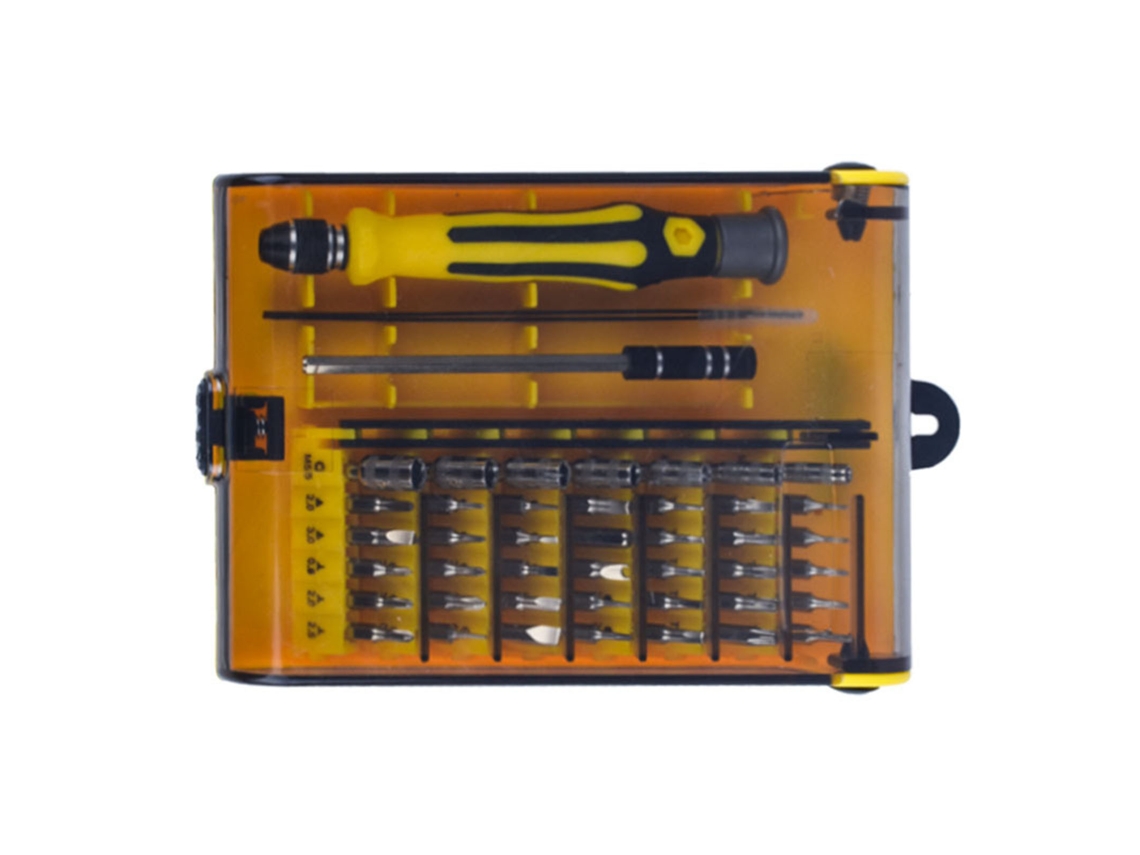 Kit De Chave De Fenda 45 Em 1 Com Bits E Acessórios Para Reparo Eletrônico E Relógios
