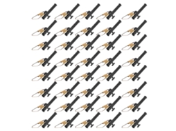 Pesca Sinker com Clips Metal Abs Preto 4bags
