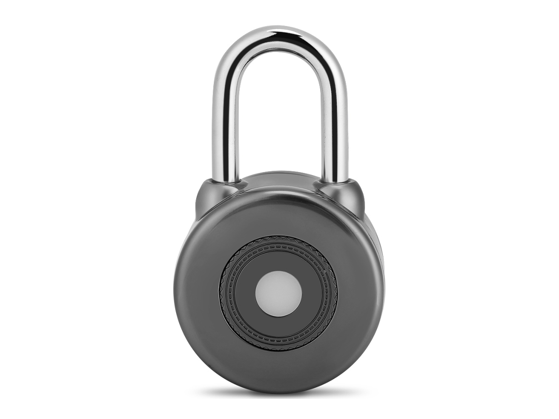 Laxiscreed Cadeado Bluetooth De Segurança À Prova De Água, Sem Chave, Controlado Por App, Cinza Titânio