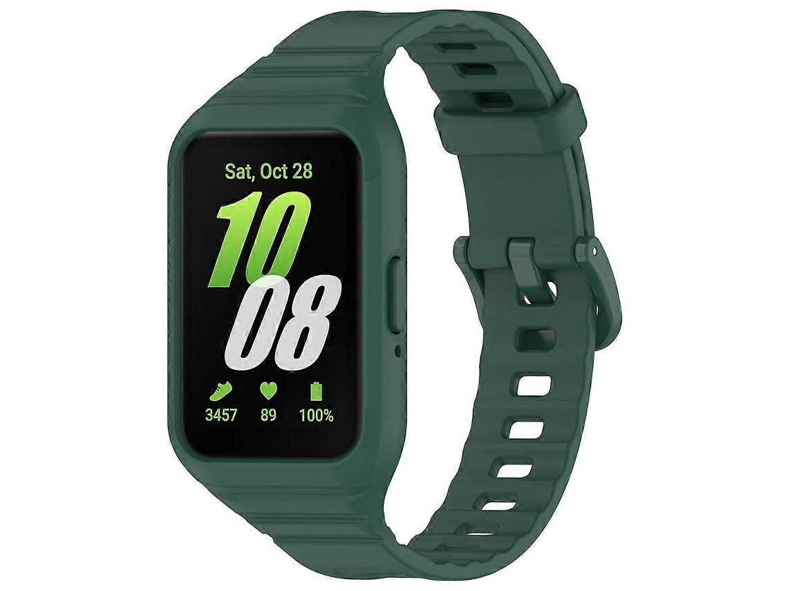 Pulseira De Tpu Integrada Em Cor Sólida Para Samsung Galaxy Fit 3
