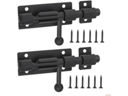 Conjunto De 10-fechaduras Deslizantes Portáteis E Resistentes Com Parafusos Para Travar Portas Aumentar A Segurança