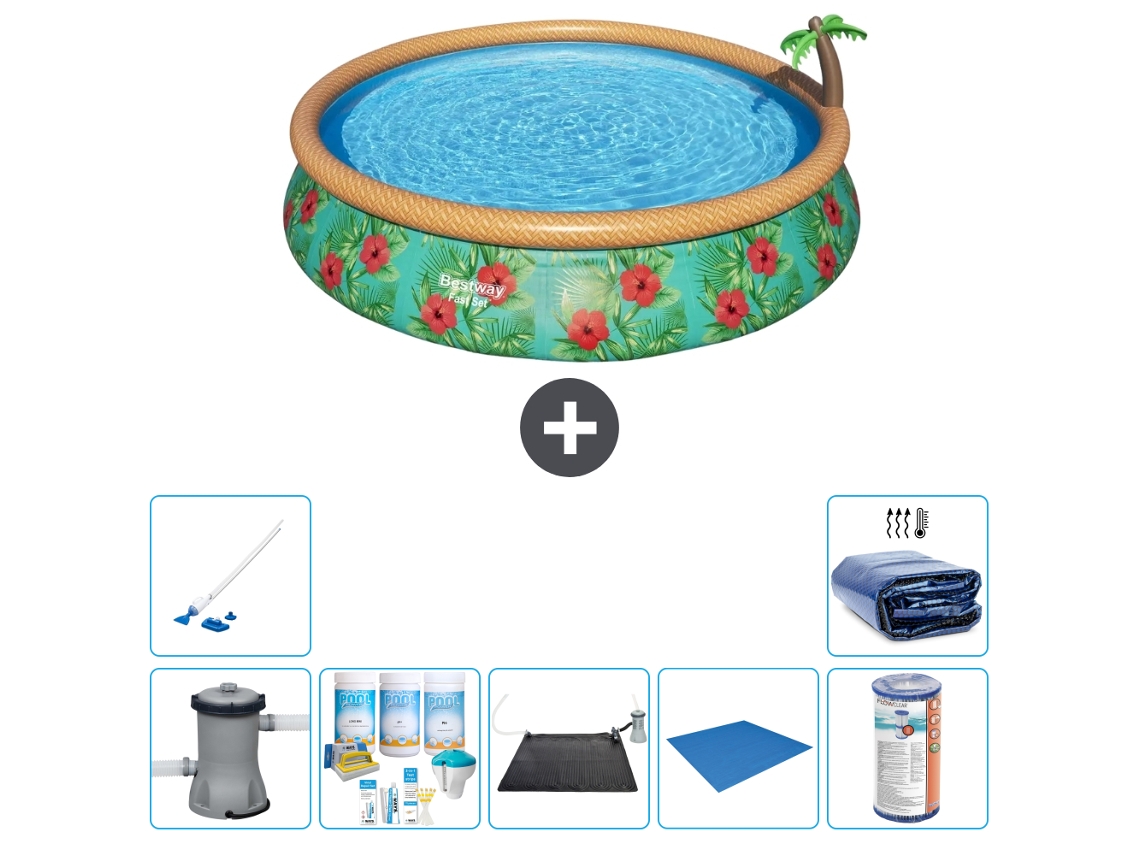 Bestway Piscina Bestway Fast Set Redonda - 457x84 Cm - 8-peças S21469