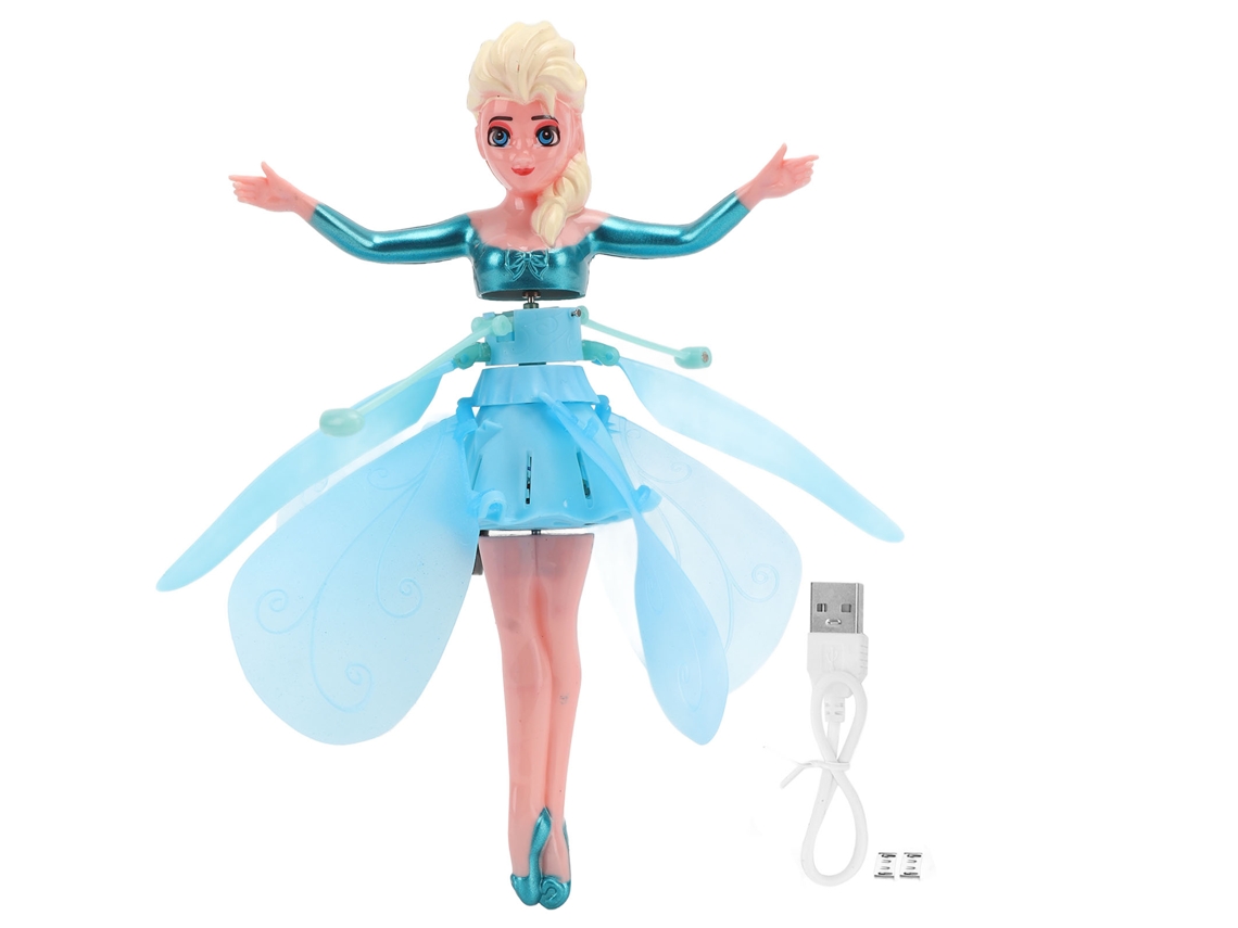 Boneca Princesa Fada Voadora S/MARCA com indução inteligente, 120mah, para meninas