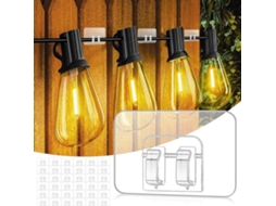 Ganchos Luzes 100 Pcs Autoadesivos, Impermeáveis ZYBLSSBB