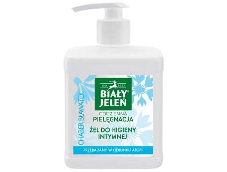 White Deer Gentle Feminine Wash Cornflower Enriched, 500ml Bialy Jelen