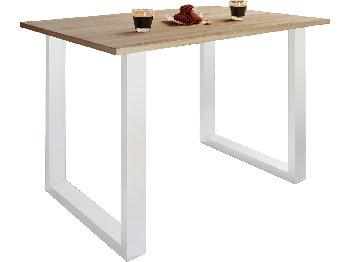 Mesa De Jantar De Madeira Mesa De Cozinha Xona U 110x80 Vcm