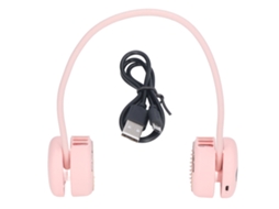 Vantilador de Pescoço LAXISCREED 5 Velocidades Usb Rosa