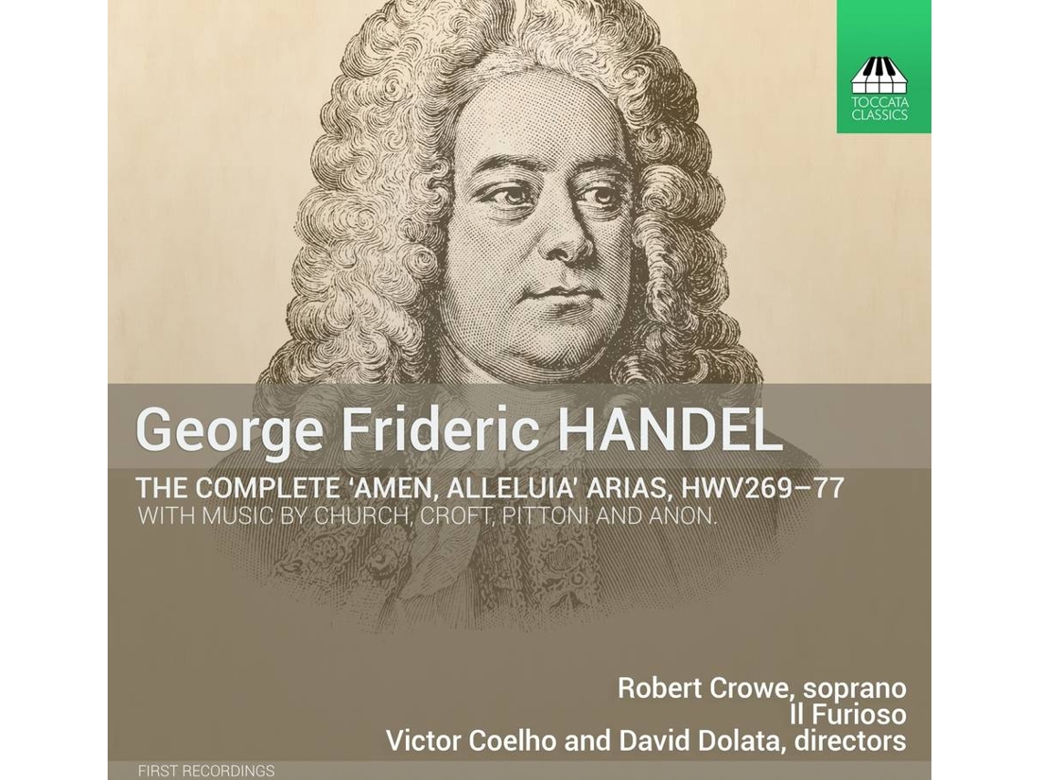 CD Crowe,Robert/Dolata,David/Coelho,Victor/Il Furioso - Amen,Alleluia Arias (1CD)