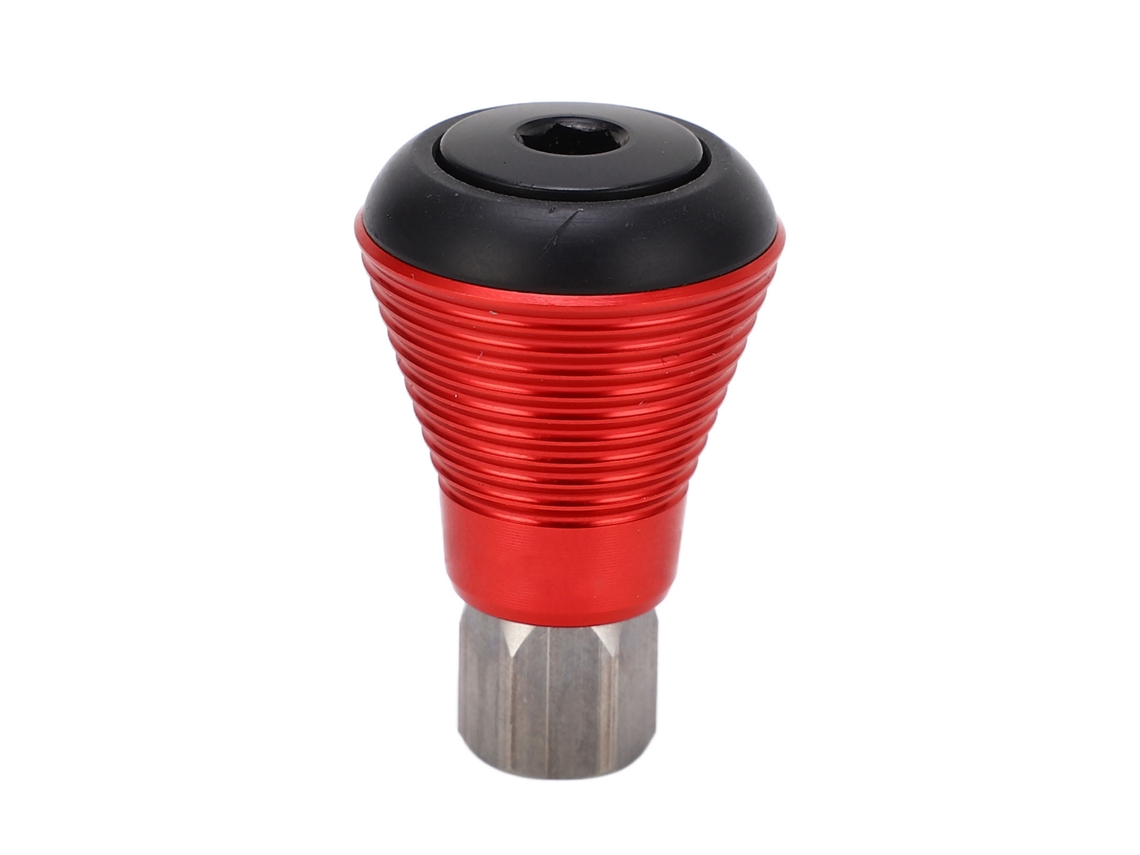 Parafuso de Sela Mali em Cogumelo para Bicicleta Polo Vermelho com Acabamento Espelhado